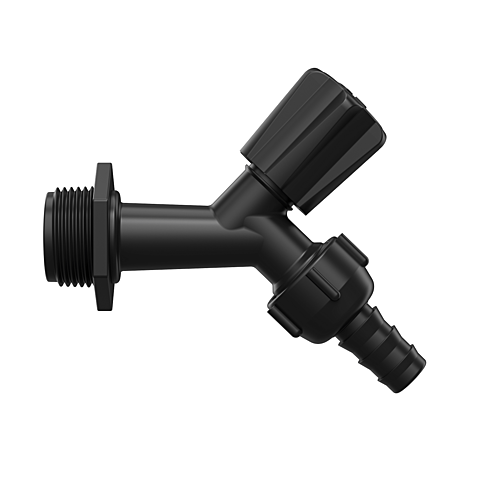 TORNEIRA PARA JARDIM PRETA SLIM