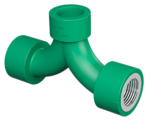 MISTURADOR F/F/F COM INSERTO METÁLICO PPR