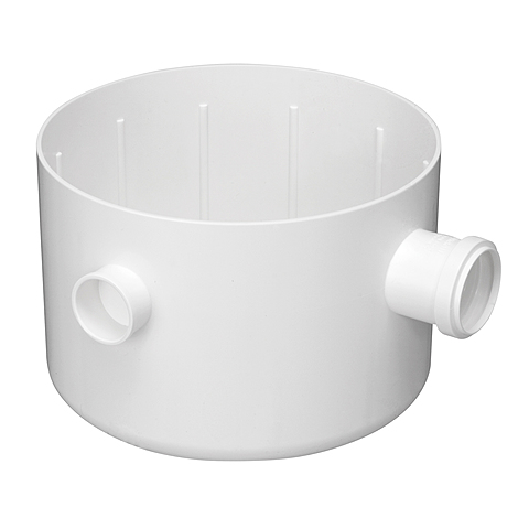 CORPO CAIXA SIFONADA COM TRÊS ENTRADAS BRANCO 