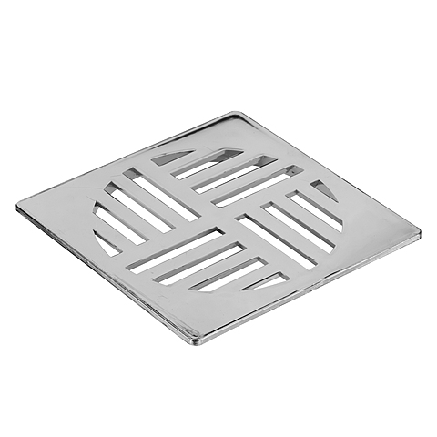 GRELHA QUADRADA CROMADA 