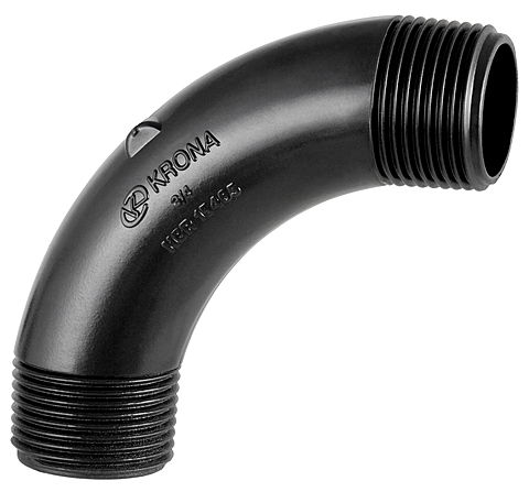 CURVA 90° (LONGA) PARA ELETRODUTO ROSCÁVEL 